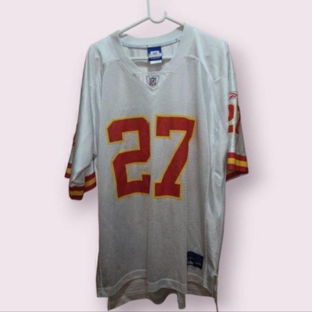 NFL LARRY JOHNSON JERSEY #27 FOOTBALL KANSAS CITY CHIEFS Men's Large